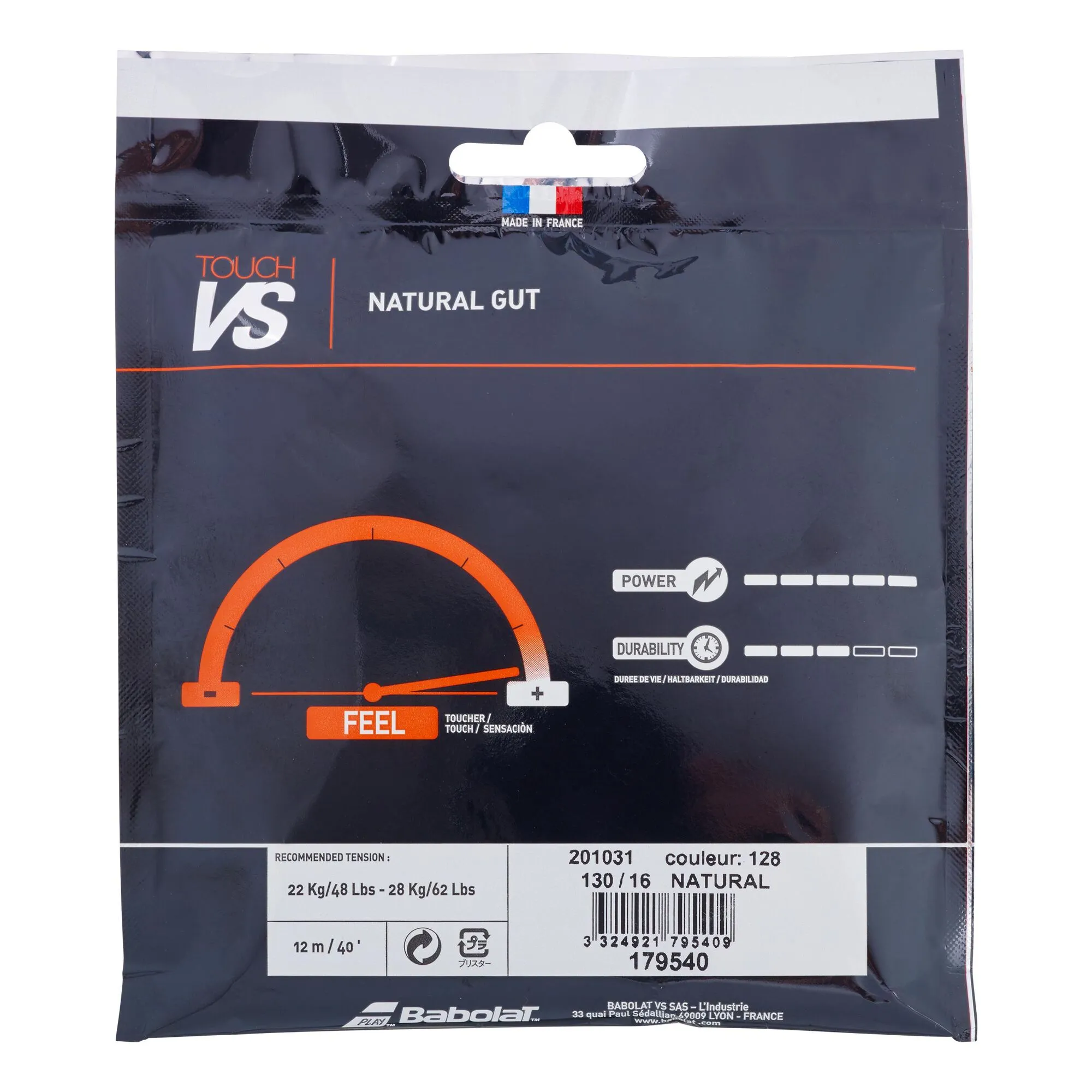 Babolat Touch VS Set Di Corde 12m - Colori Naturali - immagine 2