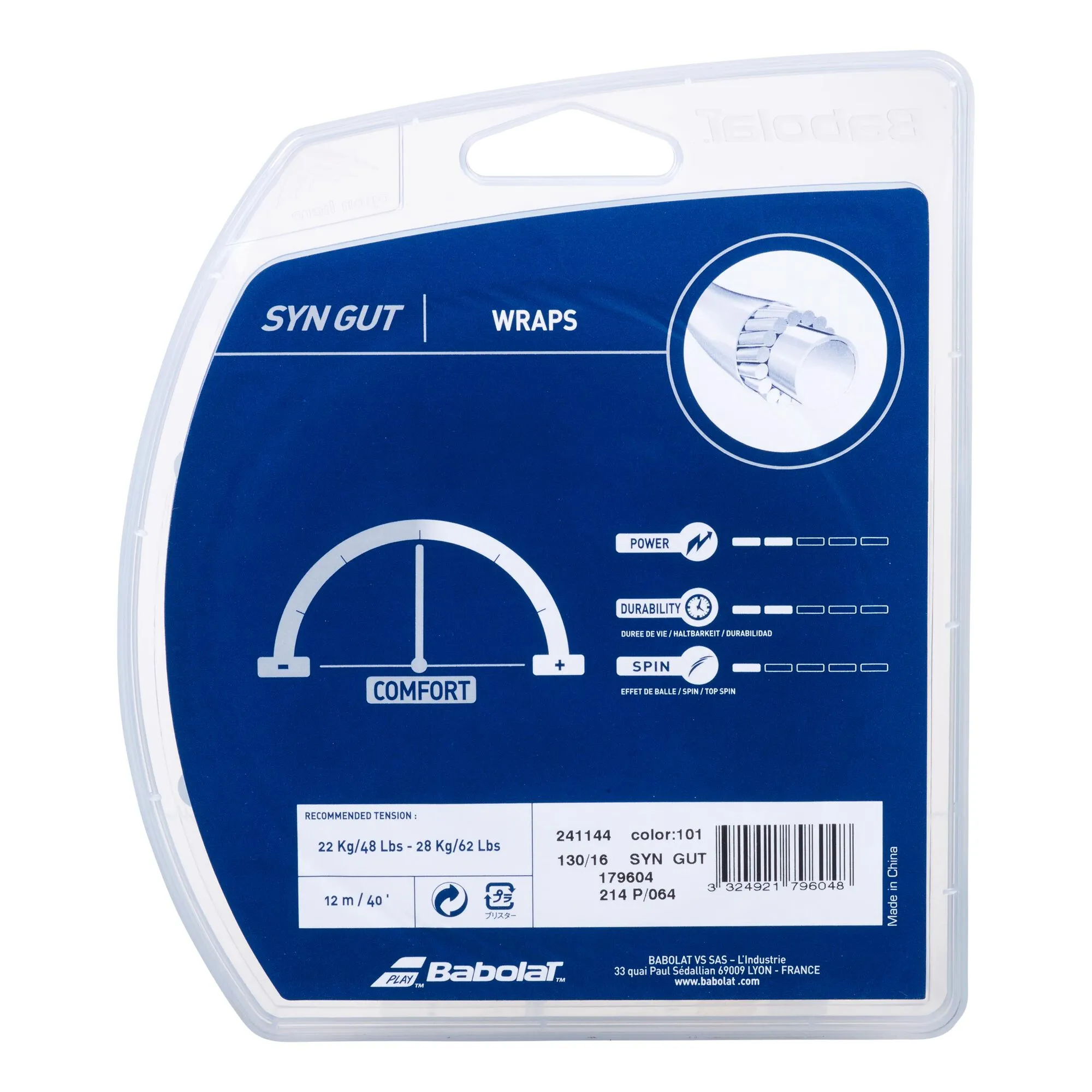 Babolat Synthetic Gut Set Di Corde 12m - Bianco - immagine 2