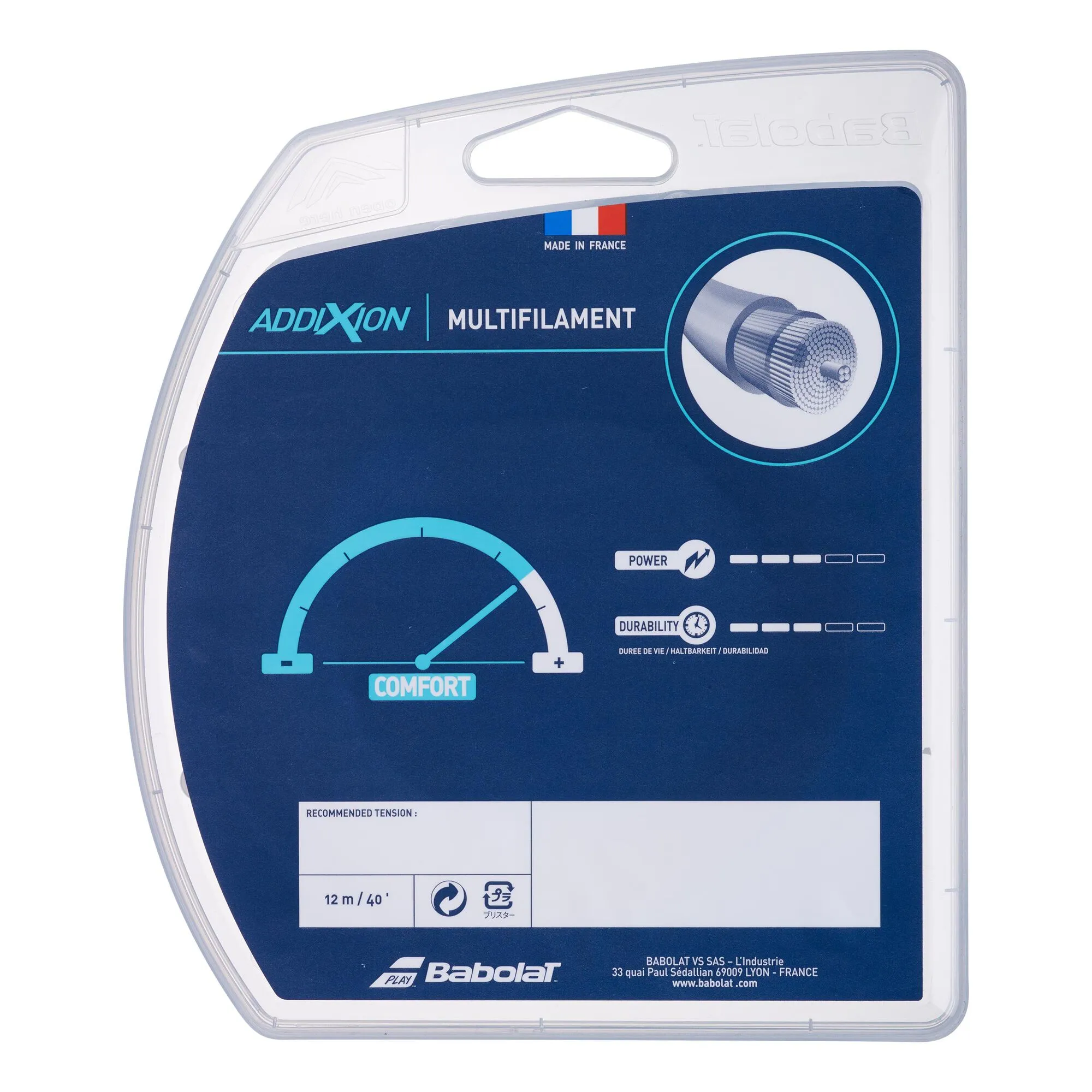 Babolat Addixon Set Di Corde 12m - Colori Naturali - immagine 2