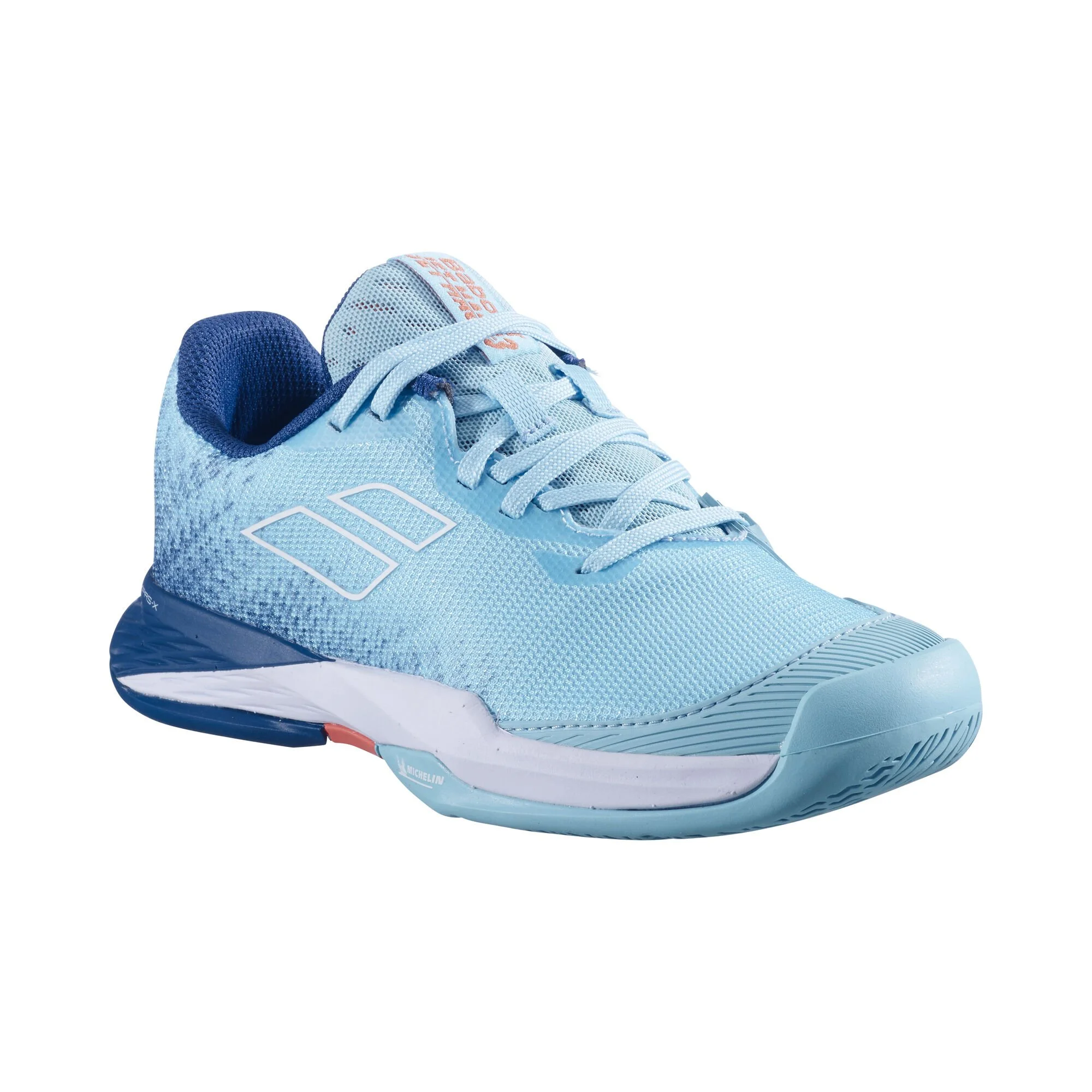 Babolat Jet Mach 3 Scarpa Per Tutte Le Superfici Bambini - Blu Chiaro, Blu - immagine 3