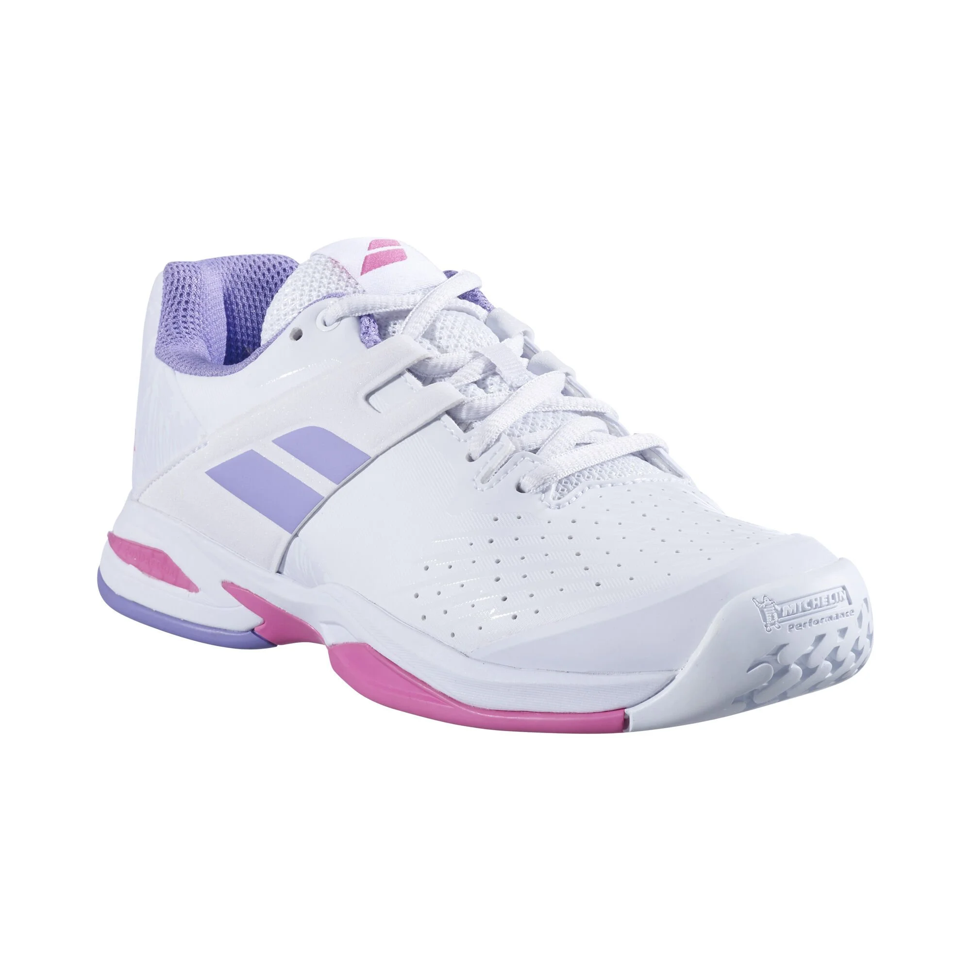 Babolat Propulse Scarpa Per Tutte Le Superfici Bambini - Bianco, Lilla - immagine 3