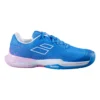 Babolat Jet Mach 3 Scarpa Per Terra Rossa Bambini - Blu, Bianco