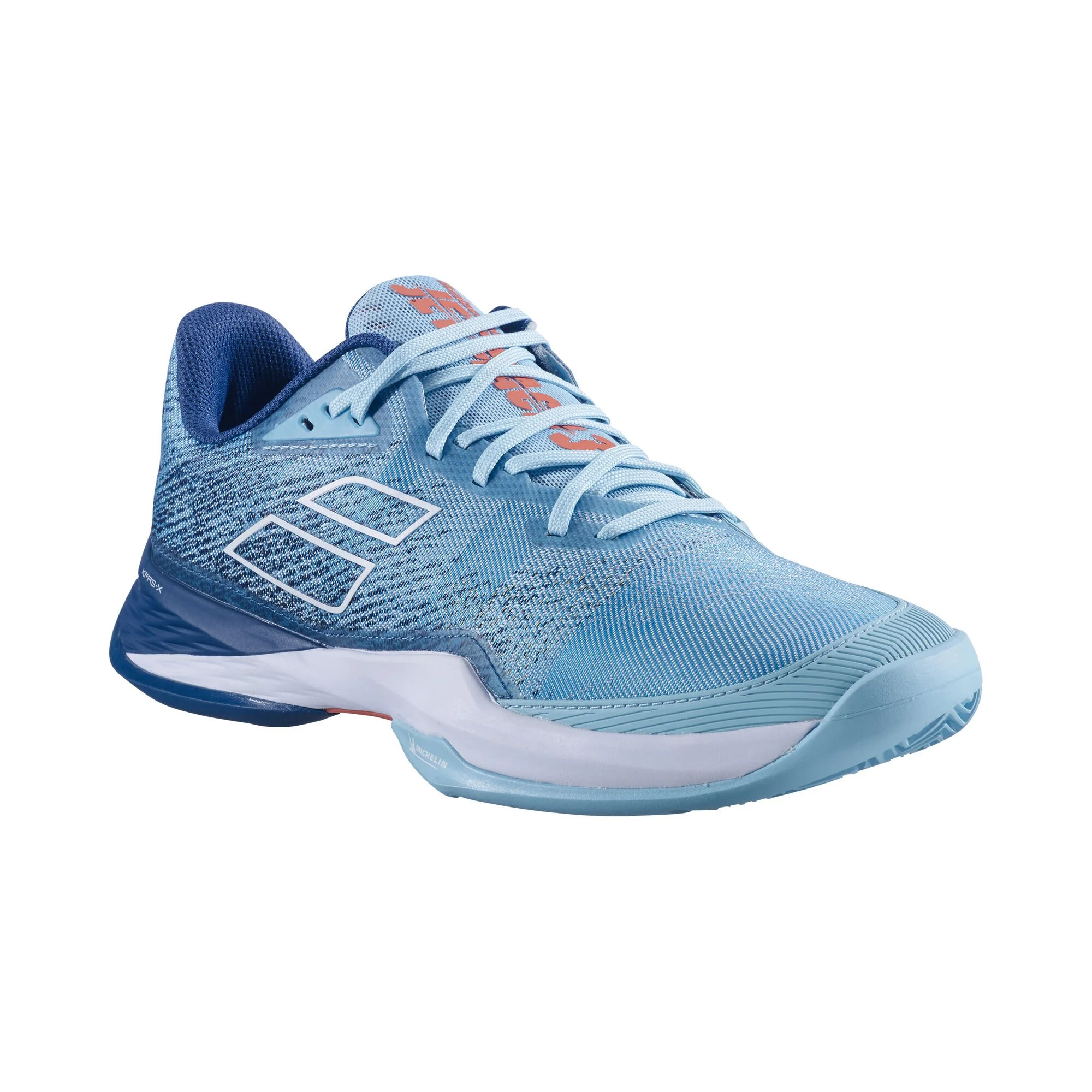 Babolat Jet Mach 3 Scarpa Per Terra Rossa Uomini - Blu Chiaro, Blu - immagine 3