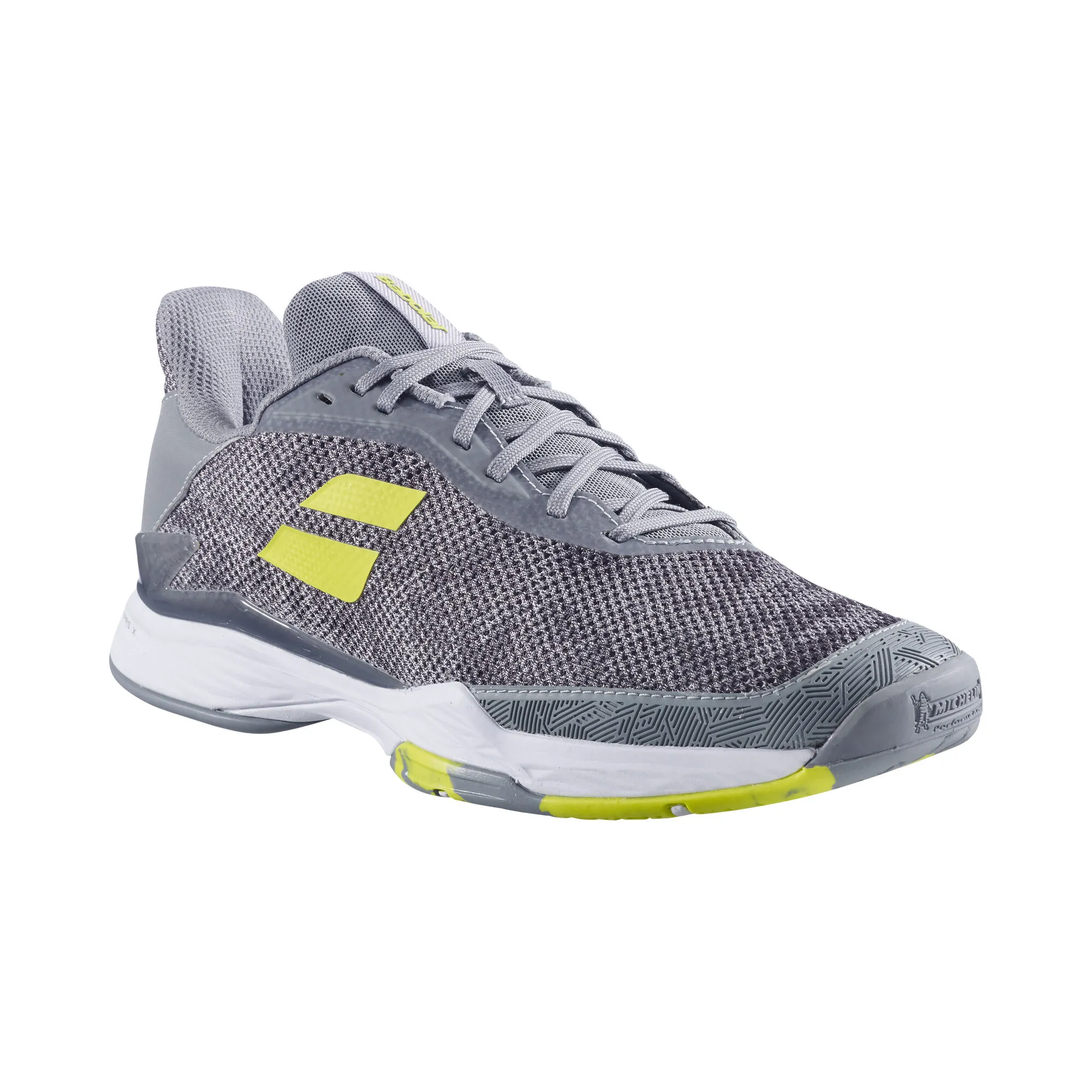 Babolat Jet Tere Scarpa Per Tutte Le Superfici Uomini - Grigio Scuro, Verde Neon - immagine 3