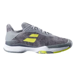 Babolat Jet Tere Scarpa Per Tutte Le Superfici Uomini - Grigio Scuro, Verde Neon