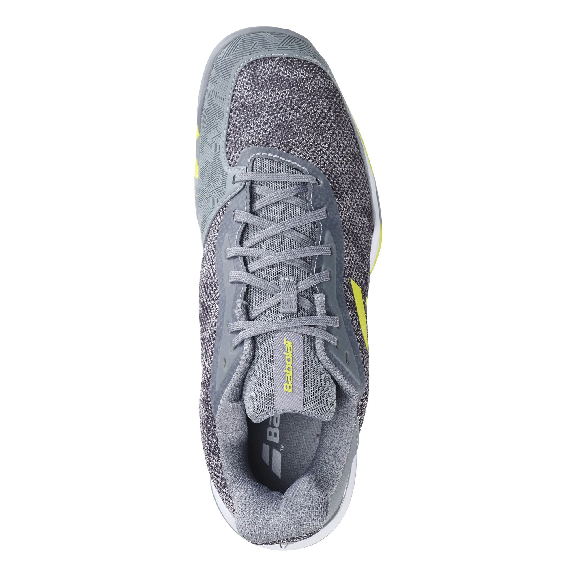 Babolat Jet Tere Scarpa Per Tutte Le Superfici Uomini - Grigio Scuro, Verde Neon - immagine 2