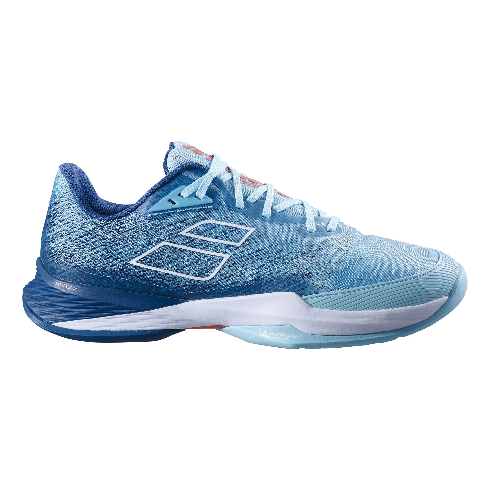 Babolat Jet Mach 3 Wide Scarpa Per Tutte Le Superfici Uomini - Blu Chiaro, Blu