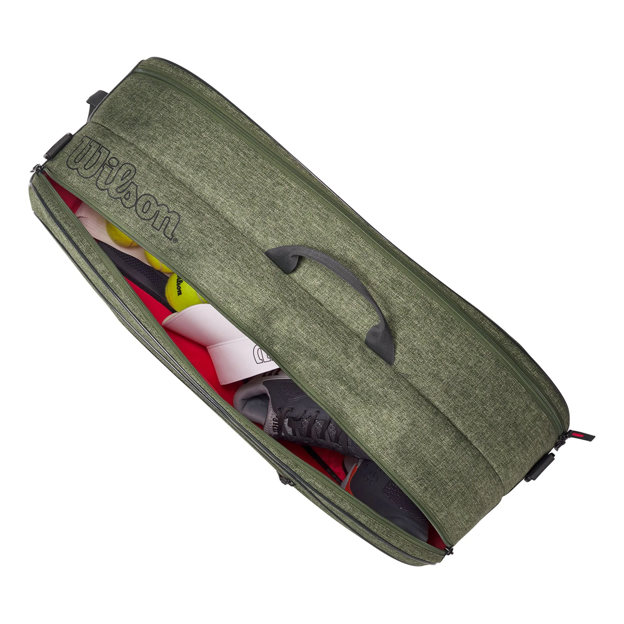 Wilson Team Borsa Per Racchetta Da 6 - Verde - immagine 5