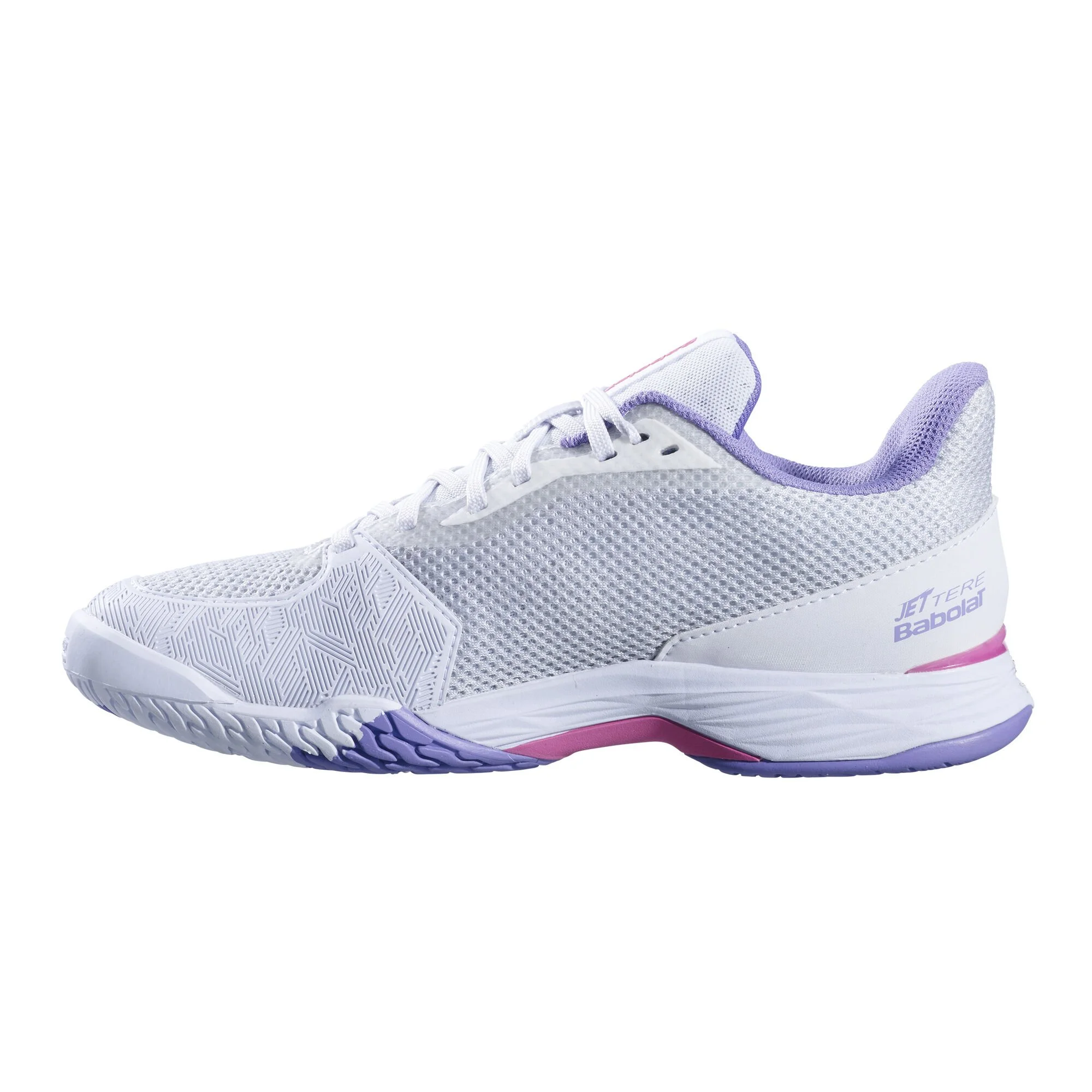 Babolat Jet Tere Scarpa Per Tutte Le Superfici Donna - Bianco, Lilla - immagine 2