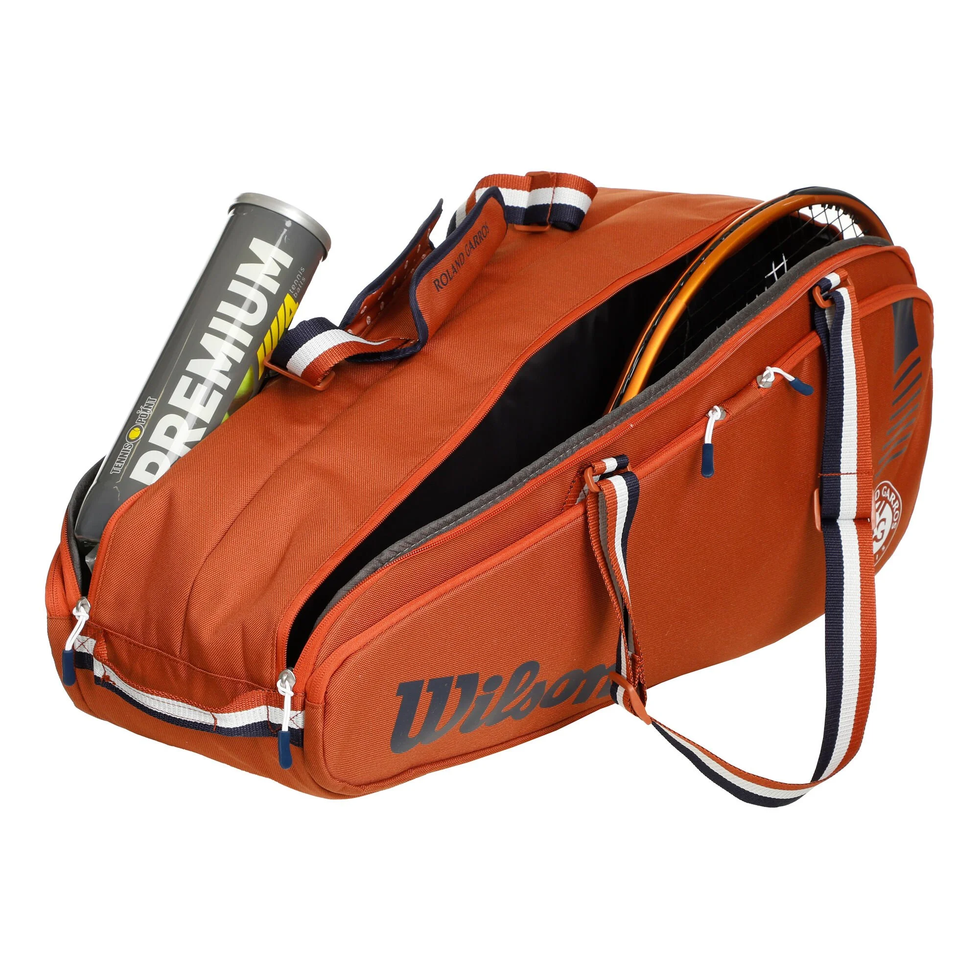 Wilson Roland Garros Team Borsa Per Racchetta Da 6 - Arancione - immagine 4
