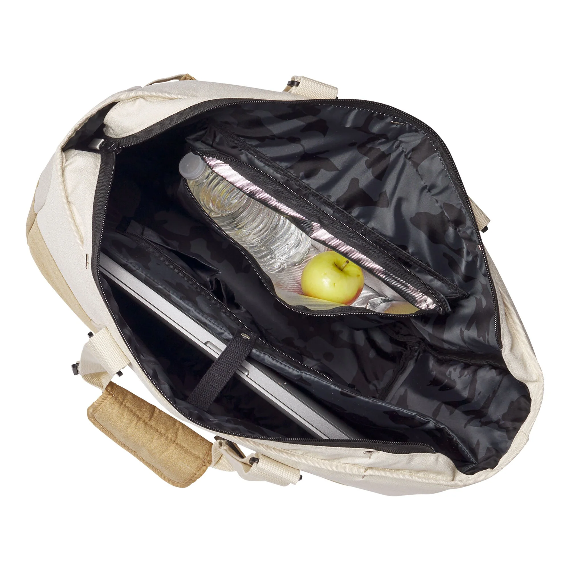 Wilson Women's Tote Borsa Sportiva - Bianco, Cachi - immagine 8