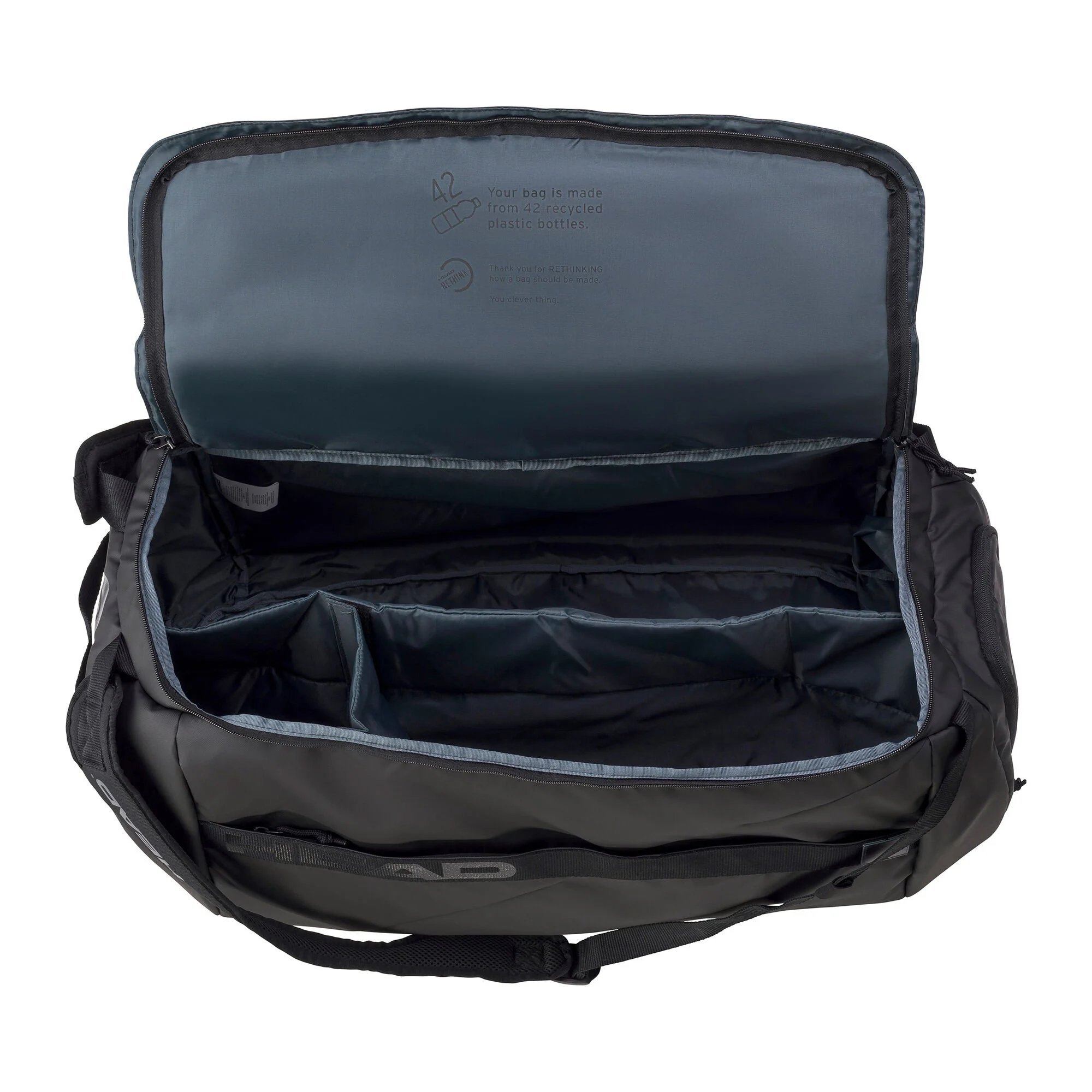 Head Pro X Duffle L Borsa Sportiva - Nero - immagine 2