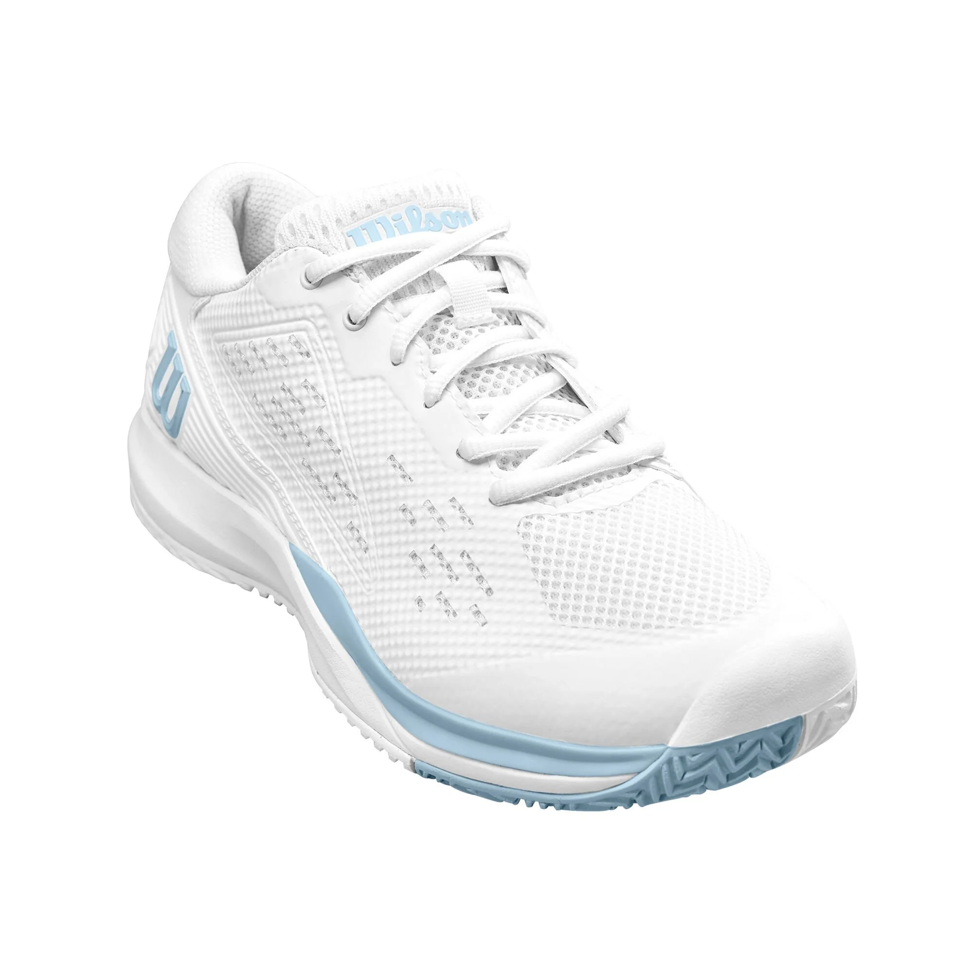 Wilson Rush Pro ACE Scarpa Per Tutte Le Superfici Donna - Bianco, Blu Chiaro - immagine 4