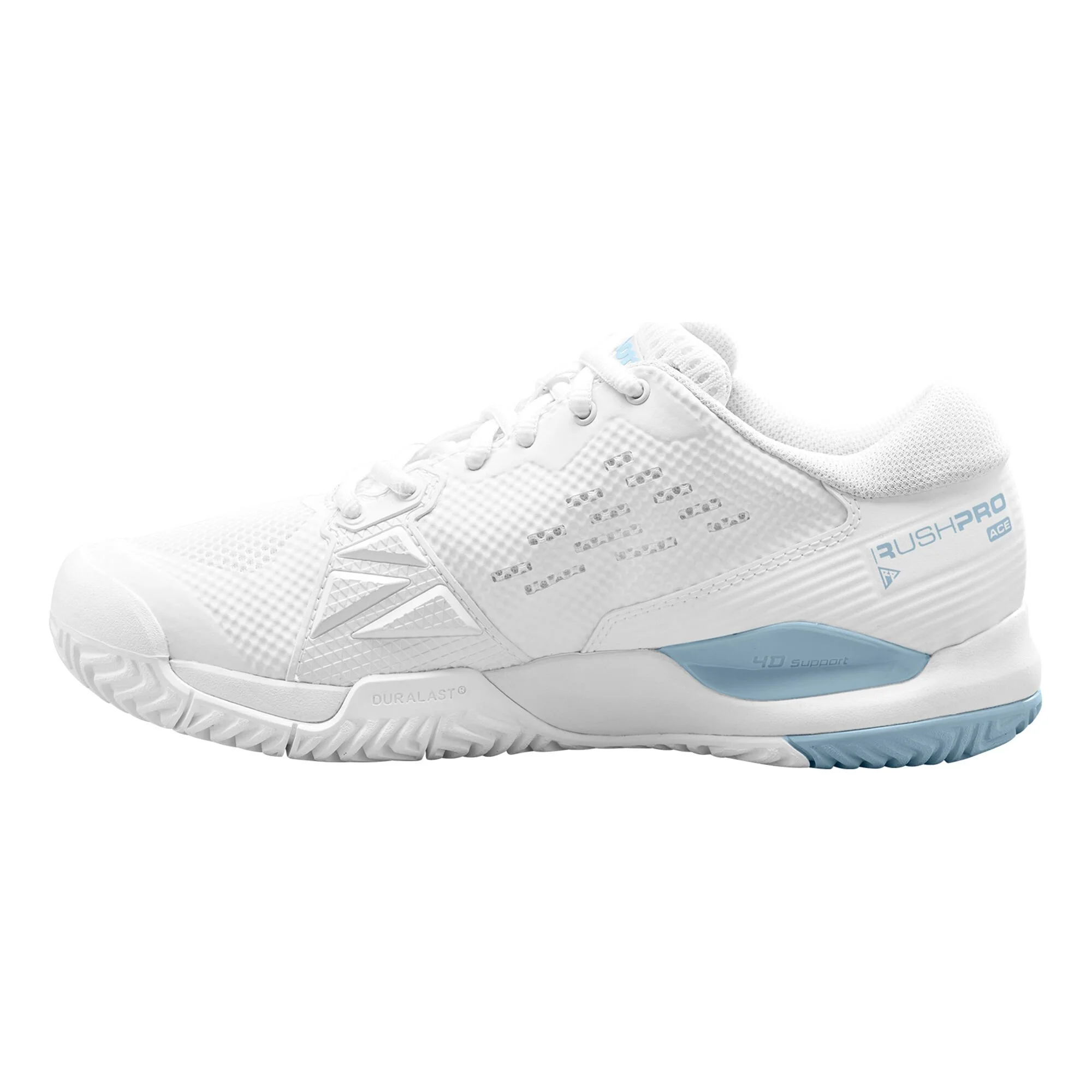 Wilson Rush Pro ACE Scarpa Per Tutte Le Superfici Donna - Bianco, Blu Chiaro - immagine 2