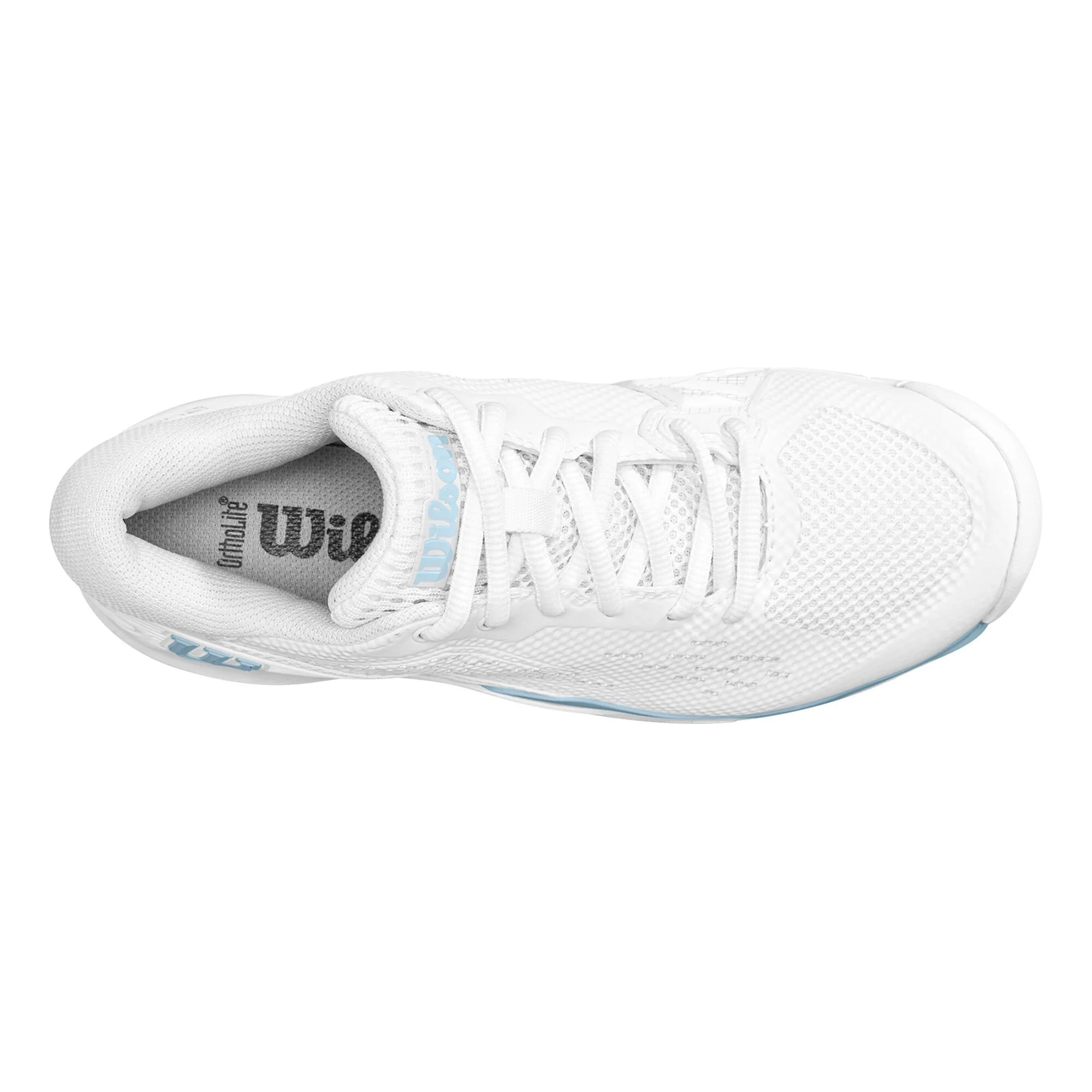 Wilson Rush Pro ACE Scarpa Per Tutte Le Superfici Donna - Bianco, Blu Chiaro - immagine 3