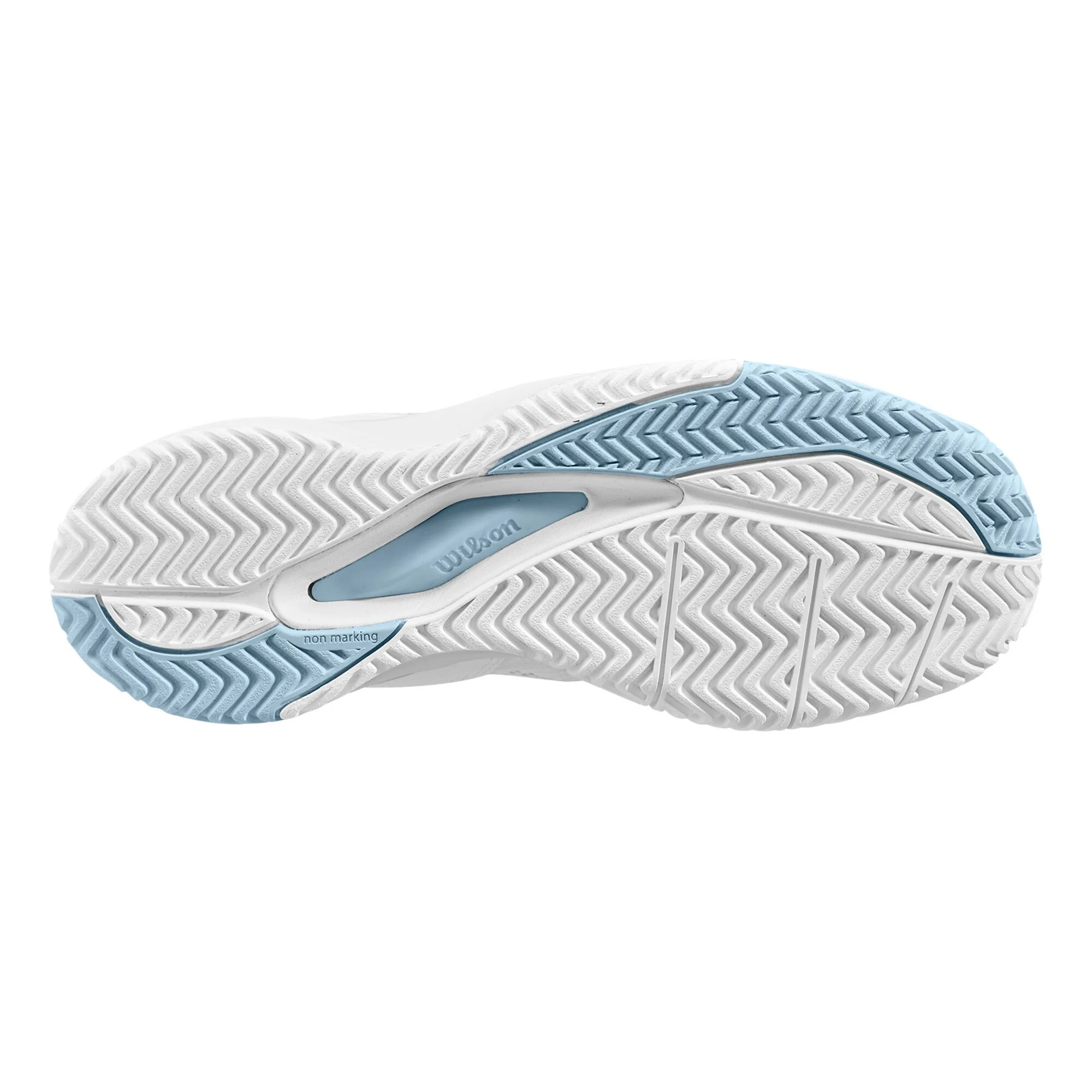 Wilson Rush Pro ACE Scarpa Per Tutte Le Superfici Donna - Bianco, Blu Chiaro - immagine 5