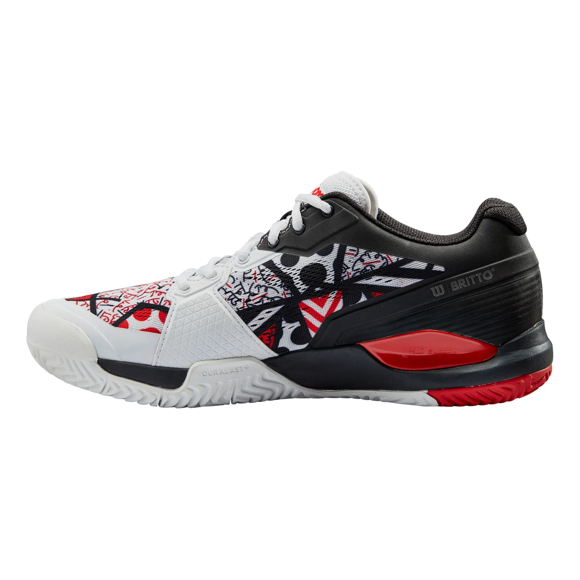 Wilson Rush Pro Britto 3.5 Uomini - Bianco, Multicolore - immagine 2