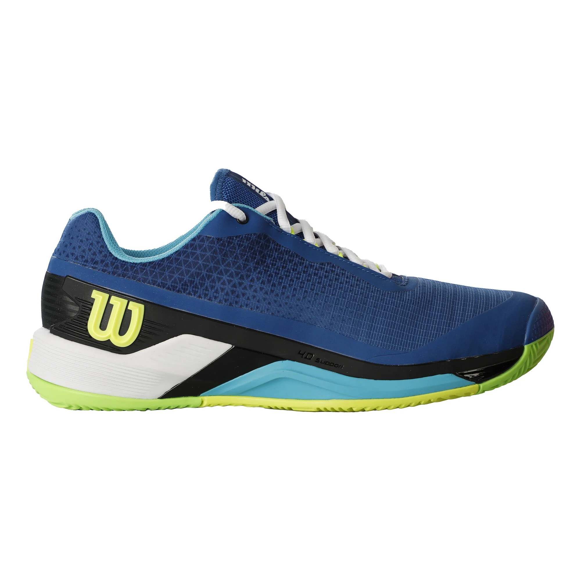 Wilson Rush 4.0 Scarpa Per Terra Rossa Uomini - Blu, Nero
