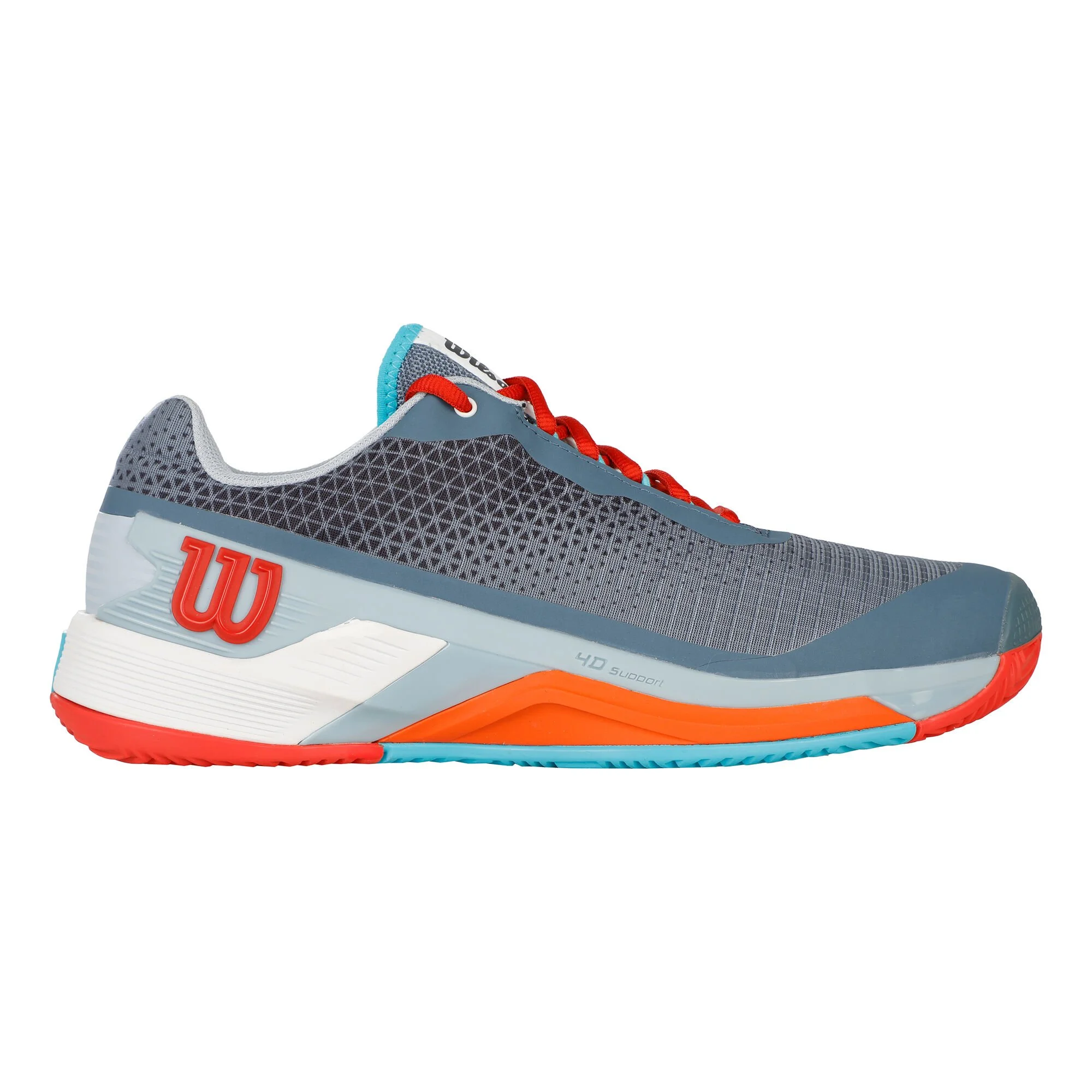 Wilson Rush 4.0 Scarpa Per Terra Rossa Uomini - Grigio, Blu