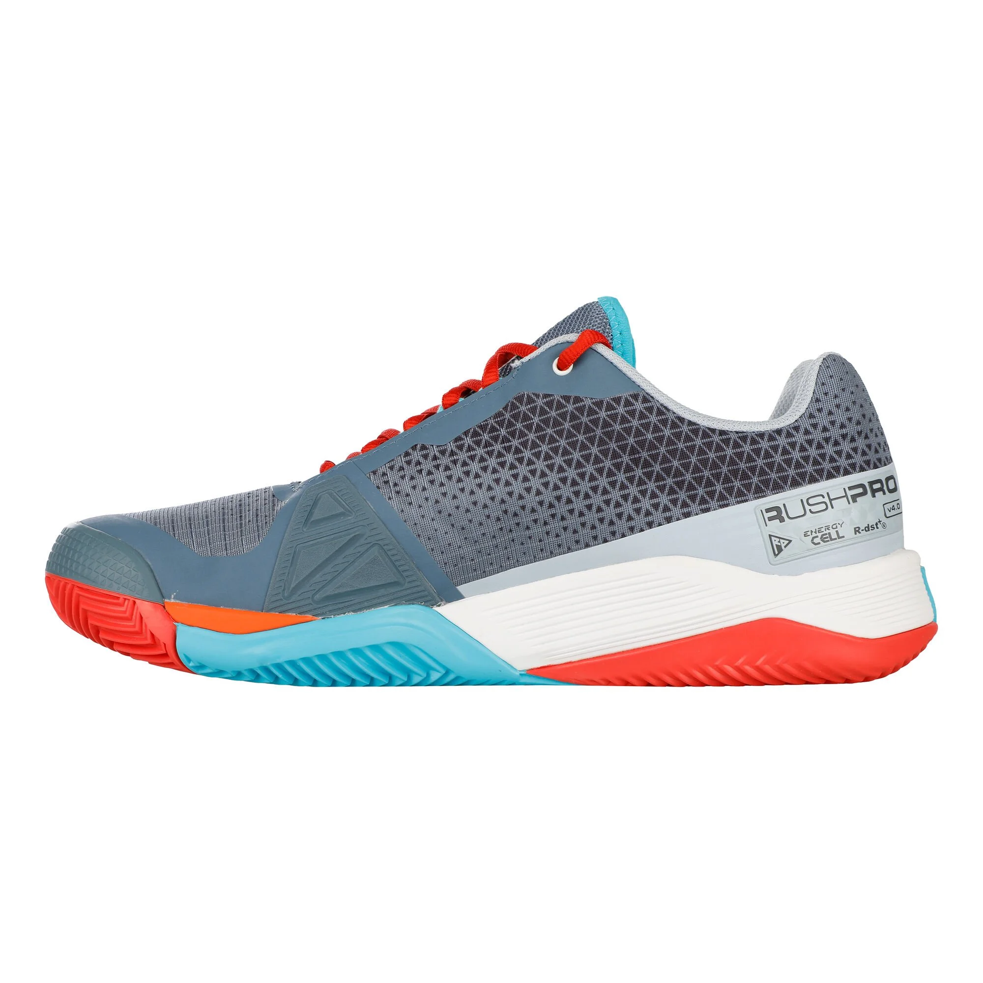 Wilson Rush 4.0 Scarpa Per Terra Rossa Uomini - Grigio, Blu - immagine 2
