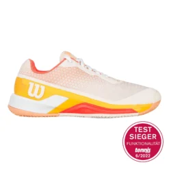 Wilson Rush 4.0 Scarpa Per Terra Rossa Donna - Crema, Giallo Oro