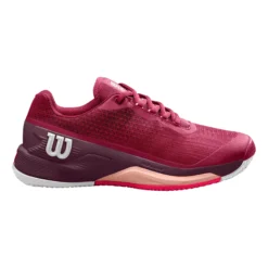 Wilson Rush Pro 4.0 Scarpa Per Terra Rossa Donna - Rosso Scuro, Berry