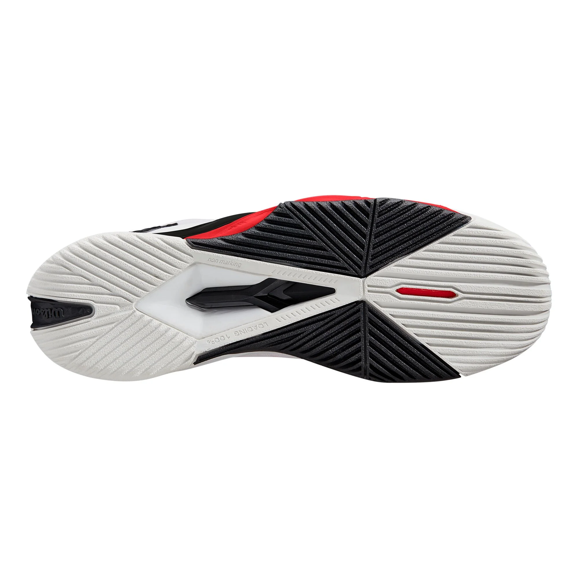Wilson Rush Pro Tour MID Scarpa Per Tutte Le Superfici Uomini - Bianco, Nero - immagine 4
