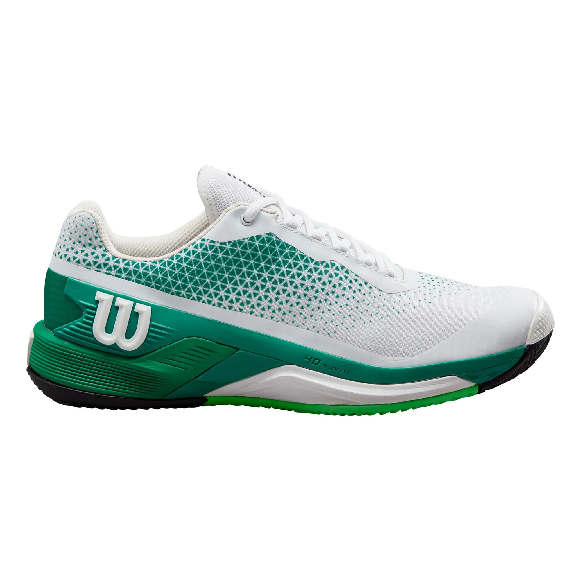Wilson Rush Pro 4.0 Scarpa Per Terra Rossa Uomini - Bianco, Verde