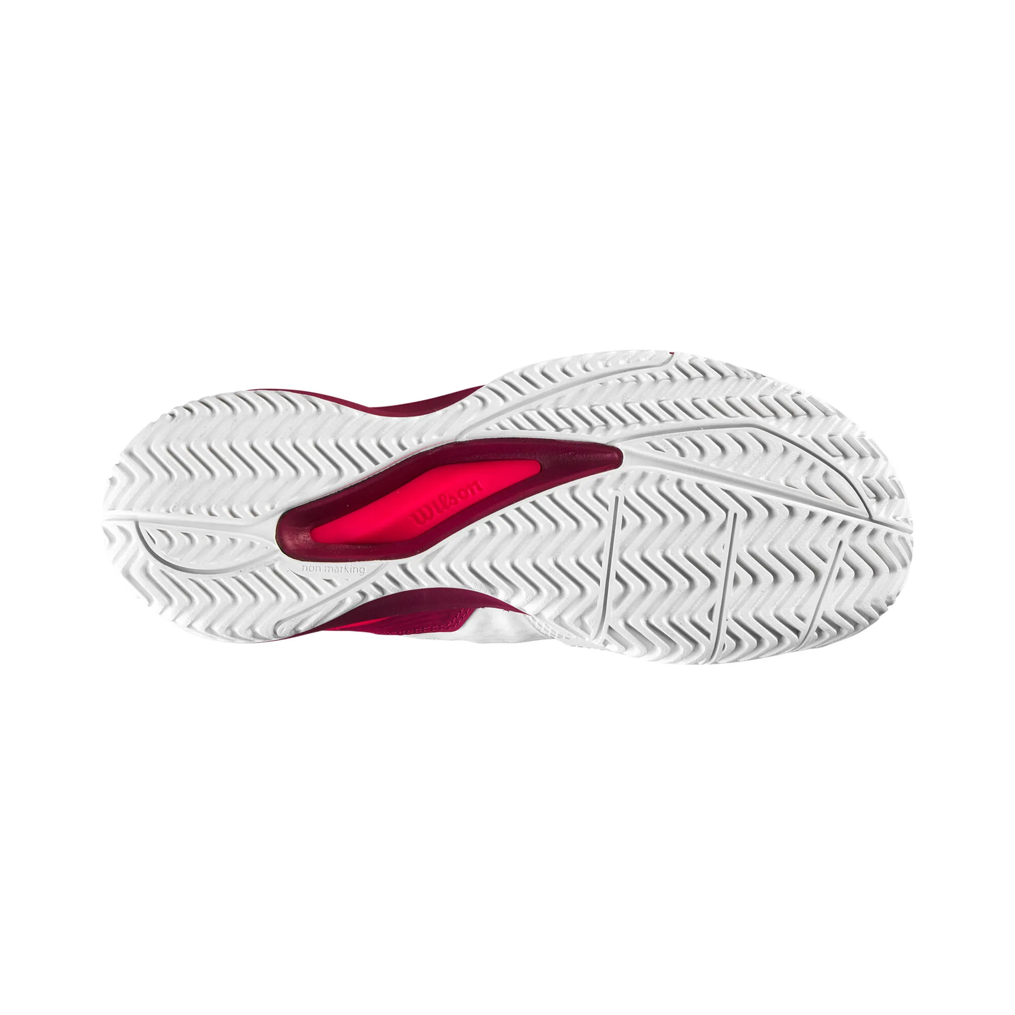 Wilson Rush Pro Ace Scarpa Per Tutte Le Superfici Bambini - Bianco, Berry - immagine 4