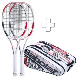 Babolat 2 Pure Strike Tour In Aggiunta Borsa Per Racchetta