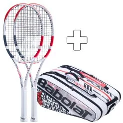 Babolat 2 Pure Strike 18x20 In Aggiunta Borsa Per Racchetta