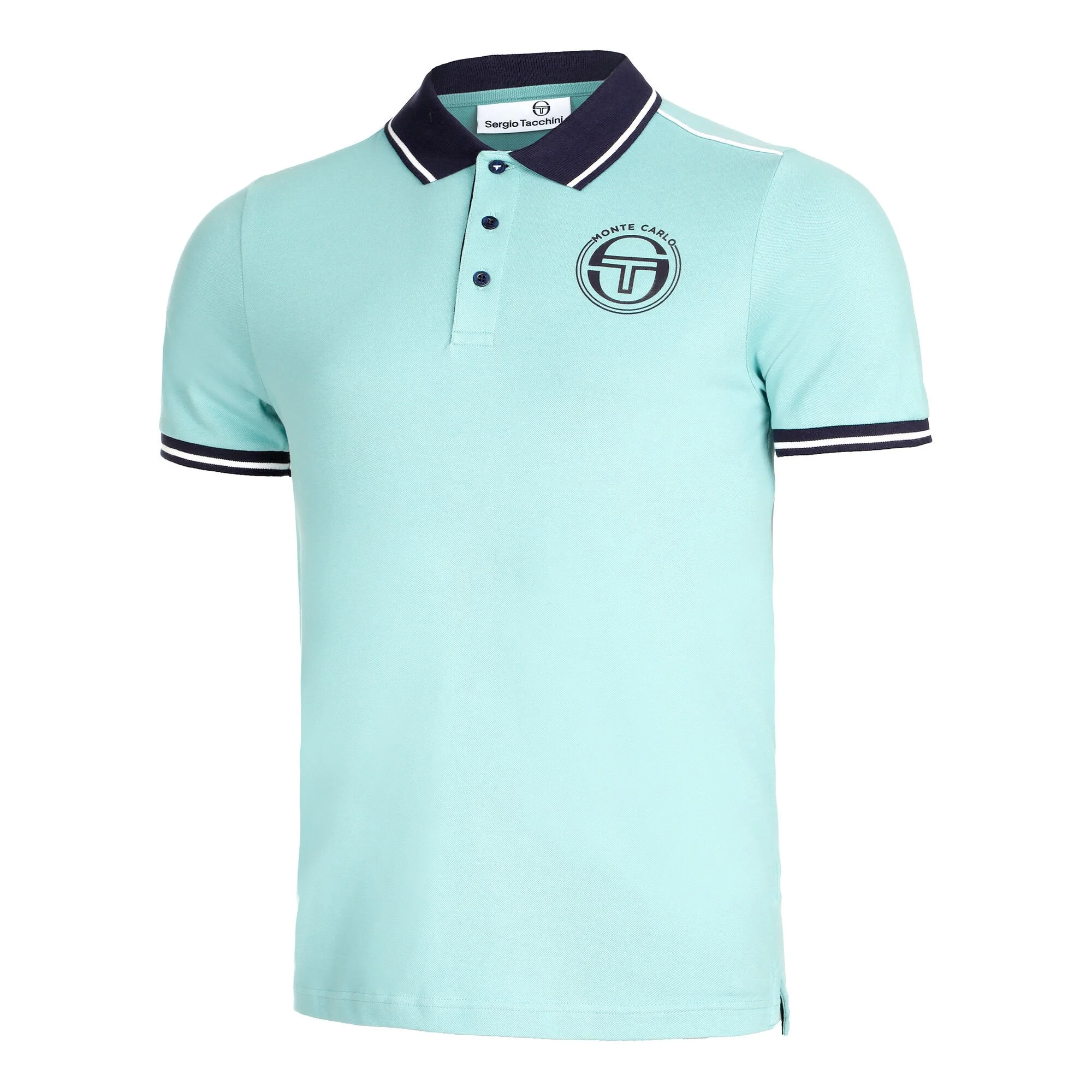 Sergio Tacchini Ranking Staff Polo Uomini - Blu Chiaro, Blu Scuro