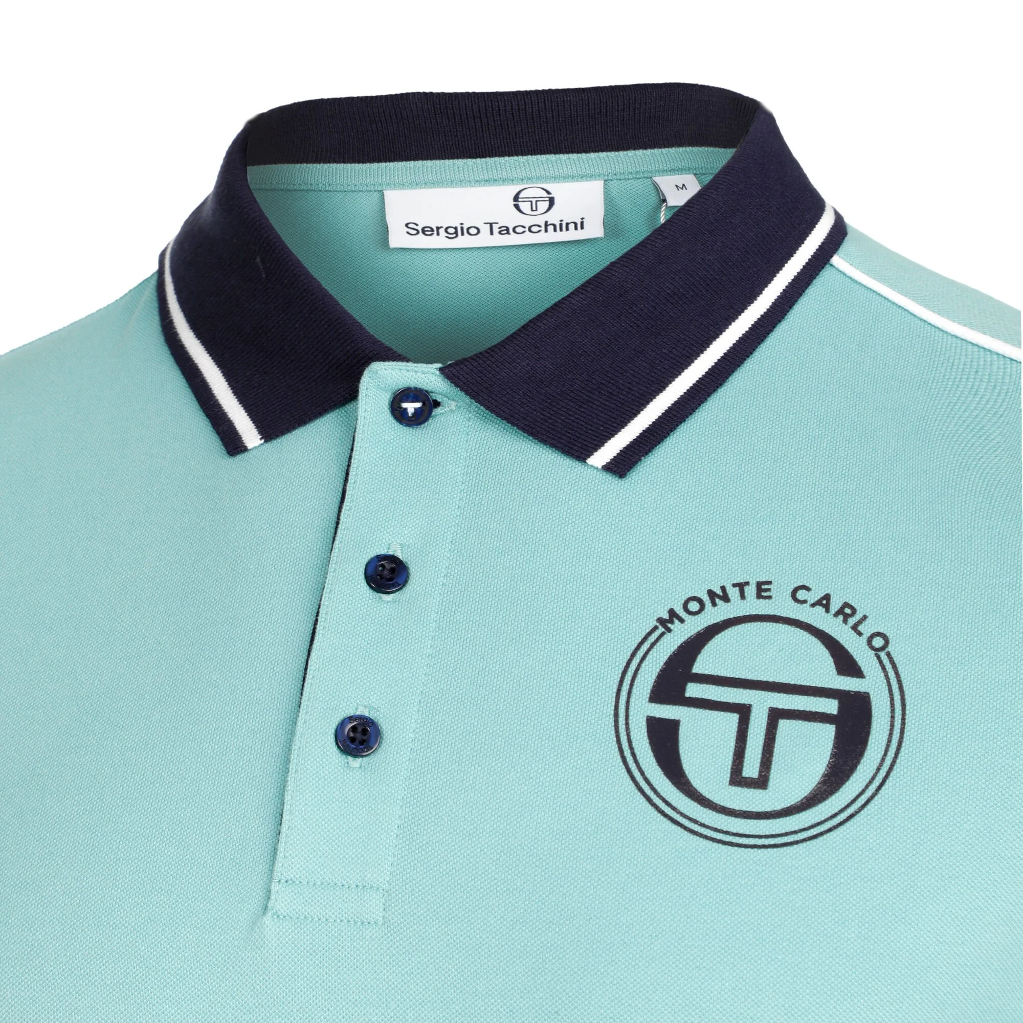 Sergio Tacchini Ranking Staff Polo Uomini - Blu Chiaro, Blu Scuro - immagine 4
