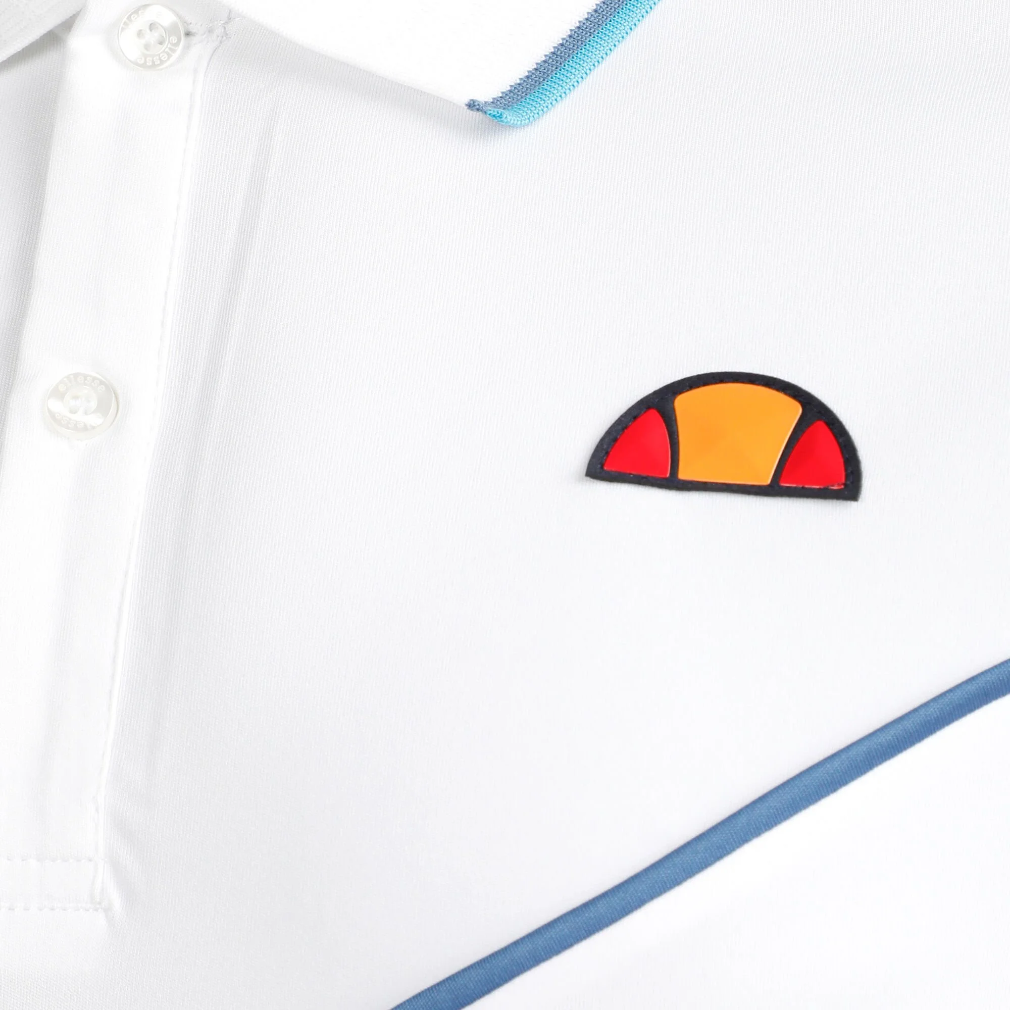 Ellesse Tolbiac Polo Uomini - Bianco - immagine 4