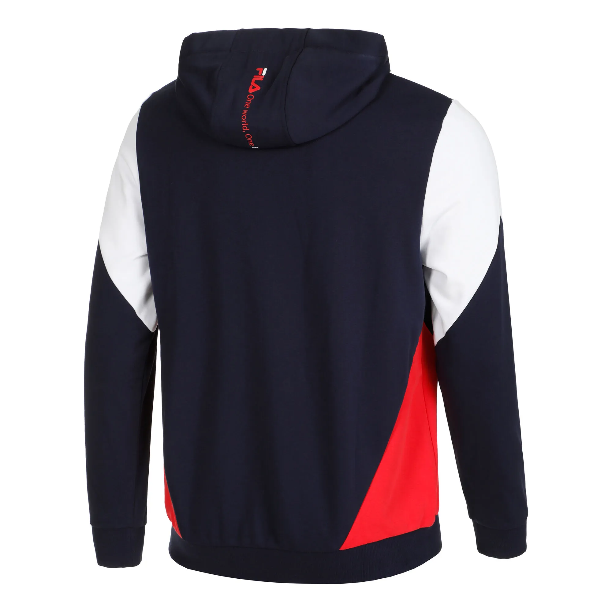 Fila Jannik Felpa Con Cappuccio Uomini - Blu Scuro, Multicolore - immagine 2