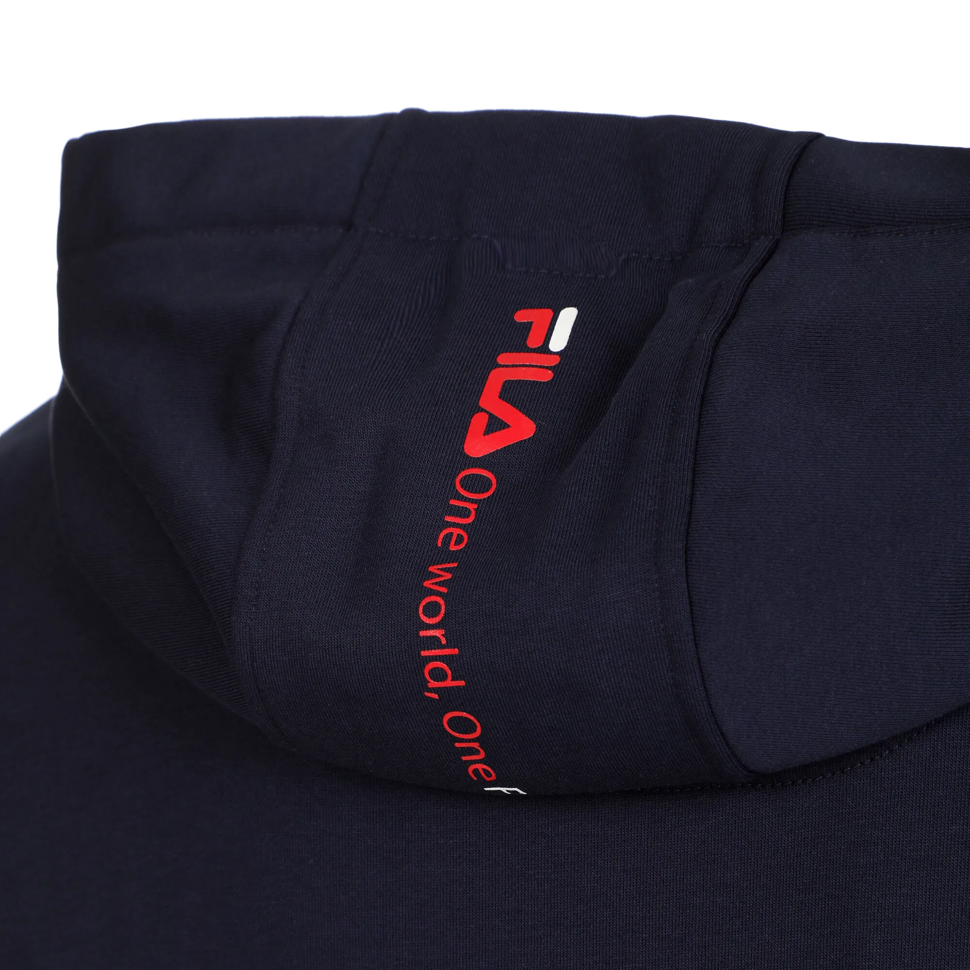 Fila Jannik Felpa Con Cappuccio Uomini - Blu Scuro, Multicolore - immagine 4