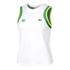 Lacoste Maglietta Donna - Bianco, Verde