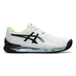 Asics Gel-Resolution 8 Scarpa Per Terra Rossa Uomini - Bianco, Nero