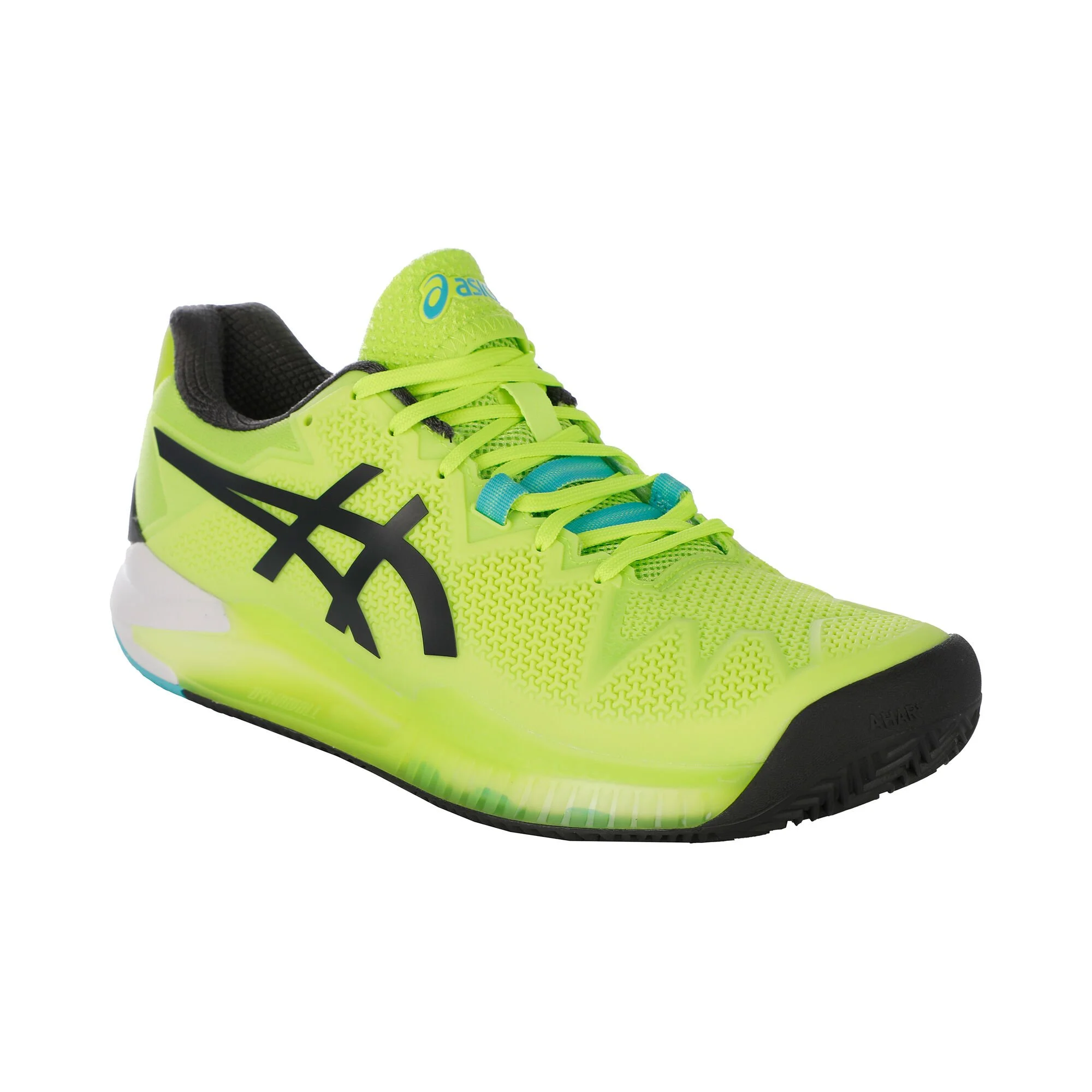 Asics Gel-Resolution 8 Uomini - Verde Neon, Nero - immagine 4