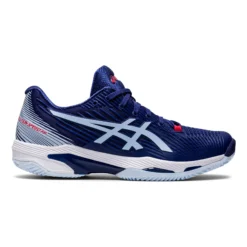 Asics Solution Speed FF 2 Scarpa Per Terra Rossa Donna - Blu Scuro, Blu Chiaro
