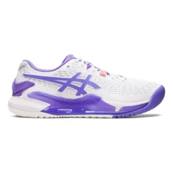 Asics Gel-Resolution 9 Scarpa Per Tutte Le Superfici Donna - Bianco, Lilla