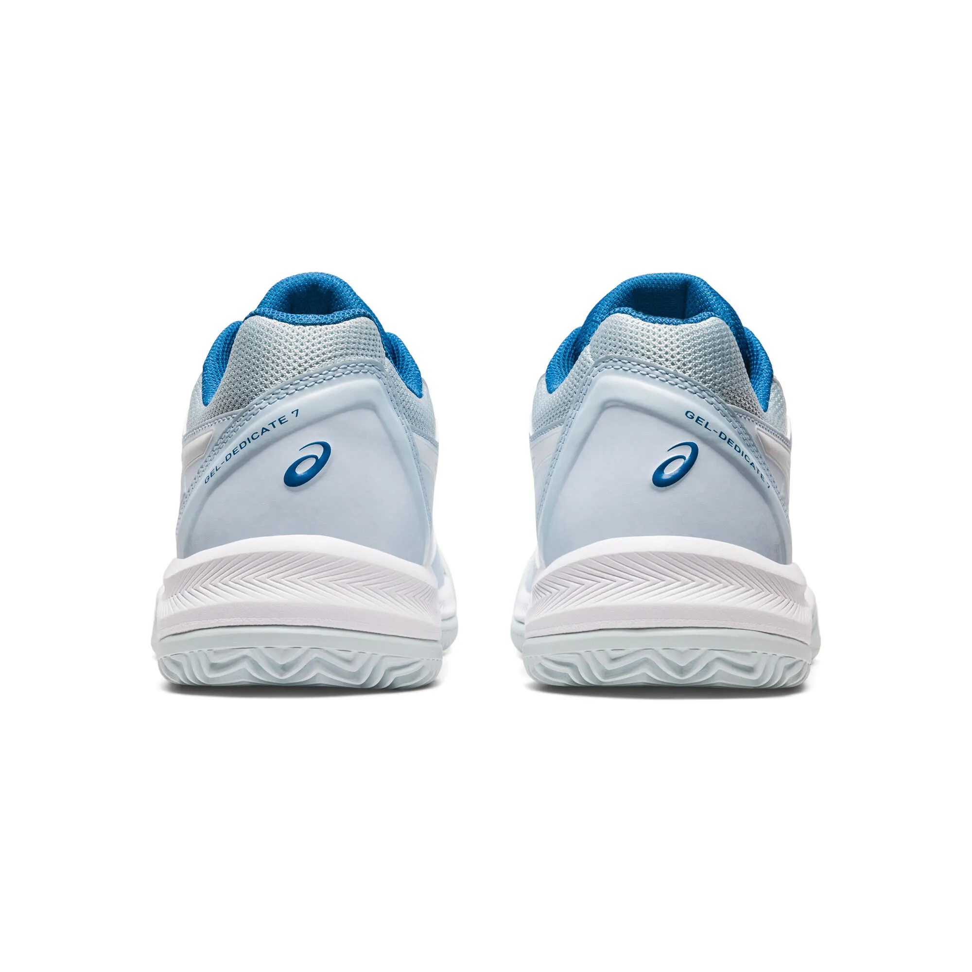 Asics Gel-Dedicate 7 Scarpa Per Terra Rossa Donna - Blu Chiaro, Bianco - immagine 5