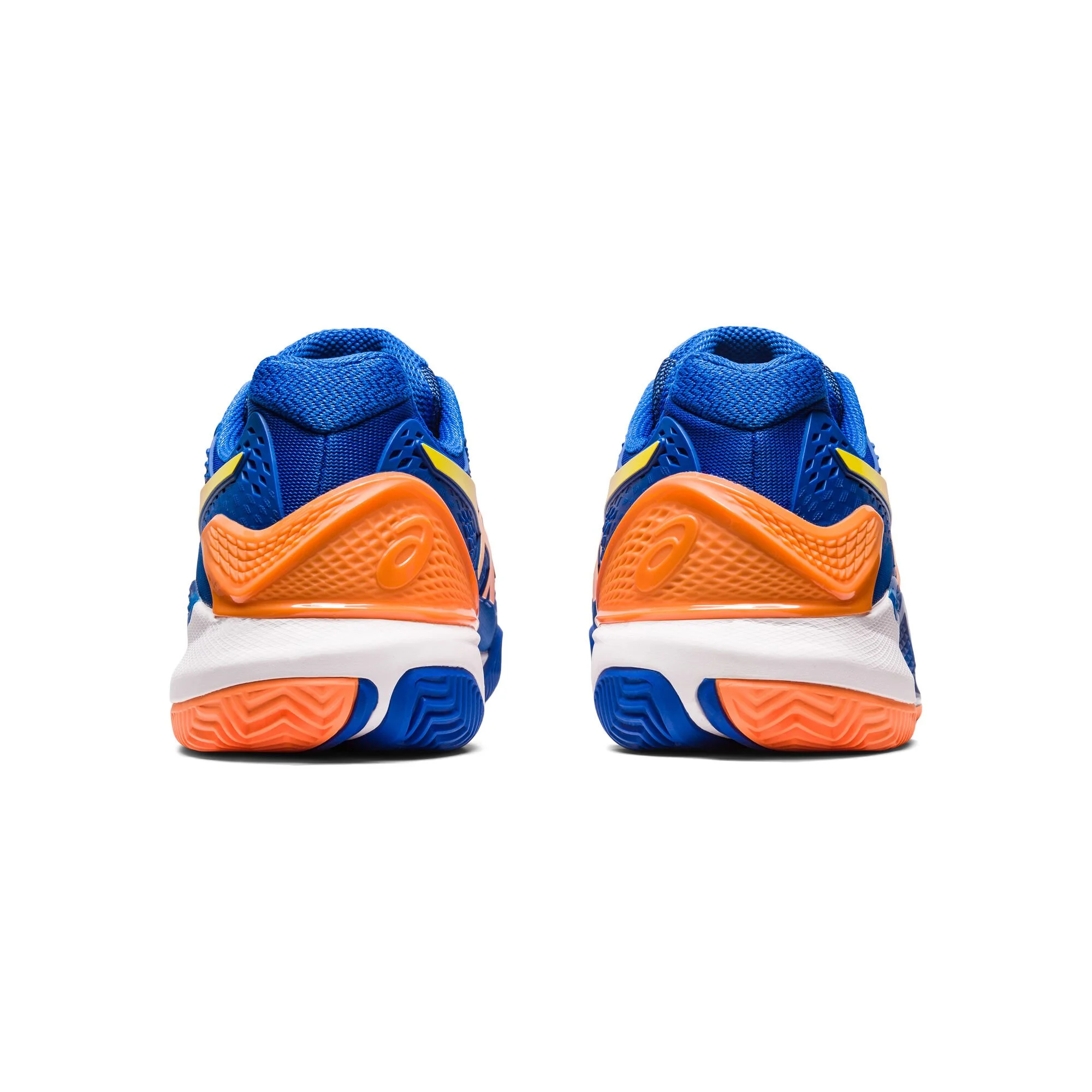 Asics Gel-Resolution 9 CLAY Scarpa Per Terra Rossa Uomini - Blu, Arancione - immagine 5