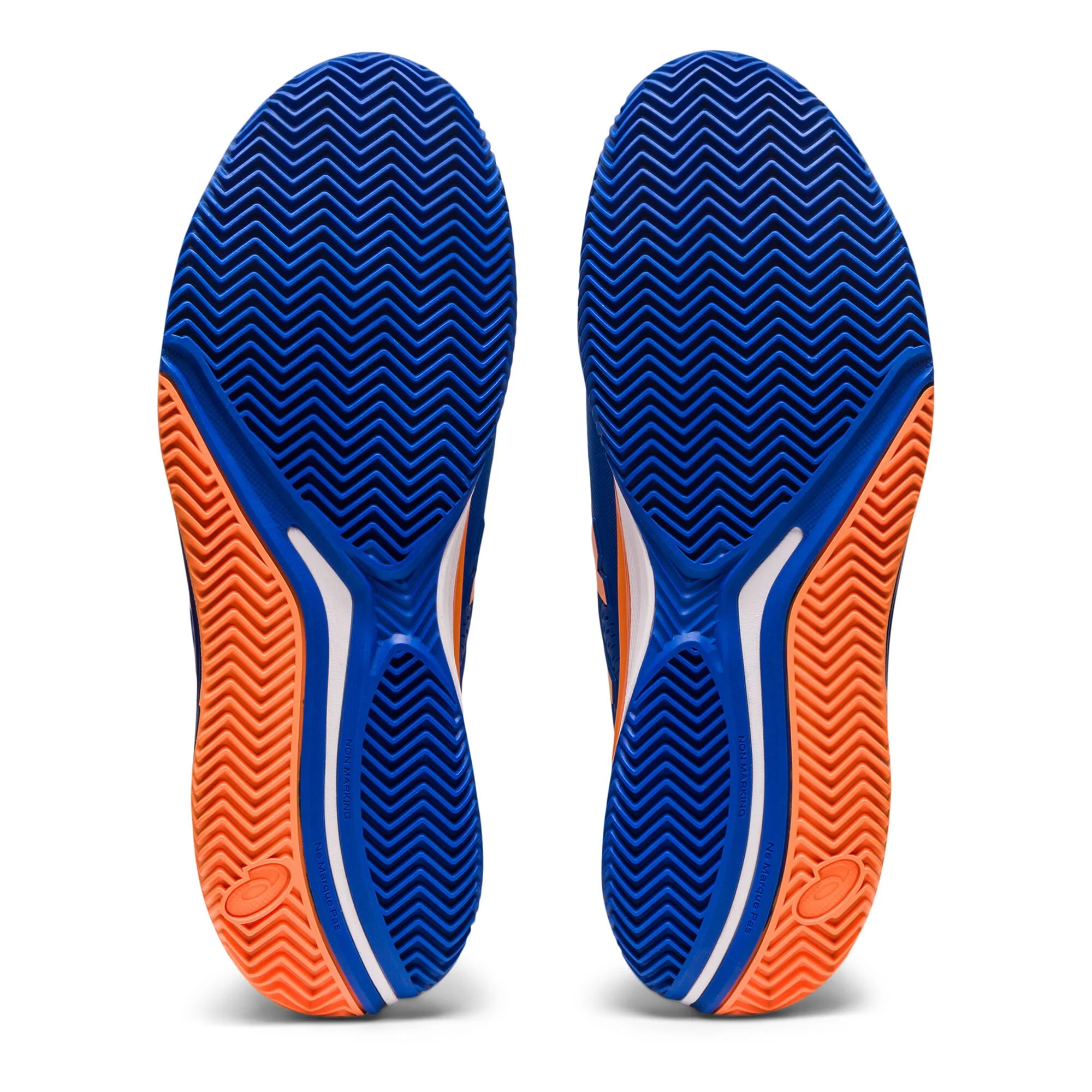 Asics Gel-Resolution 9 CLAY Scarpa Per Terra Rossa Uomini - Blu, Arancione - immagine 4