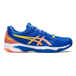 Asics Solution Speed FF 2 CLAY Scarpa Per Terra Rossa Uomini - Blu, Arancione
