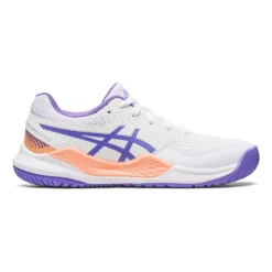 Asics Gel-Resolution 9 GS Scarpa Per Tutte Le Superfici Bambini - Bianco, Lilla