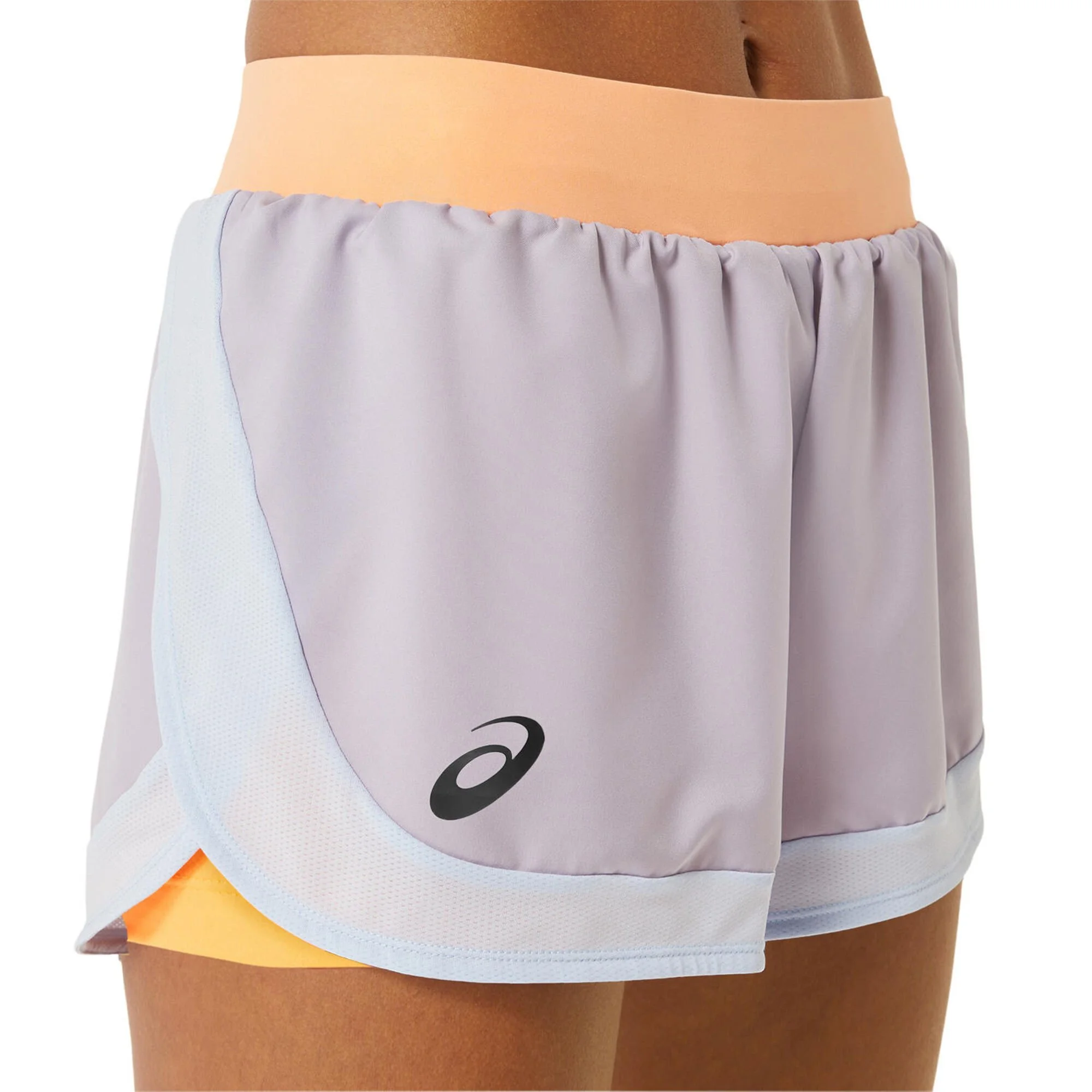 Asics Match Pantaloncini Donna - Viola, Arancione - immagine 8