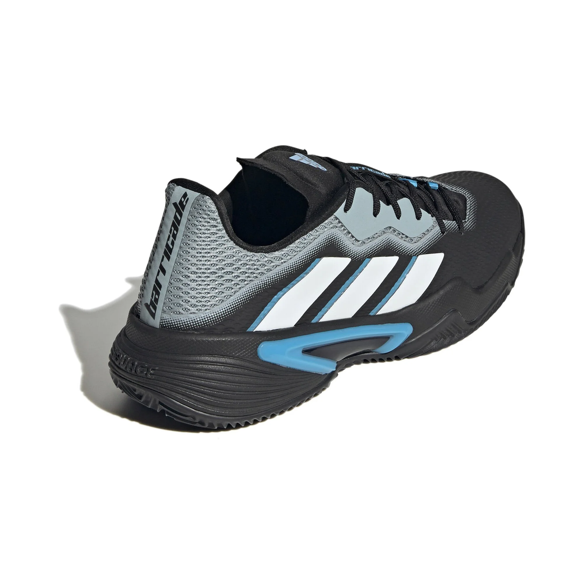 ADIDAS Barricade Scarpa Per Terra Rossa Uomini - Nero, Grigio - immagine 6