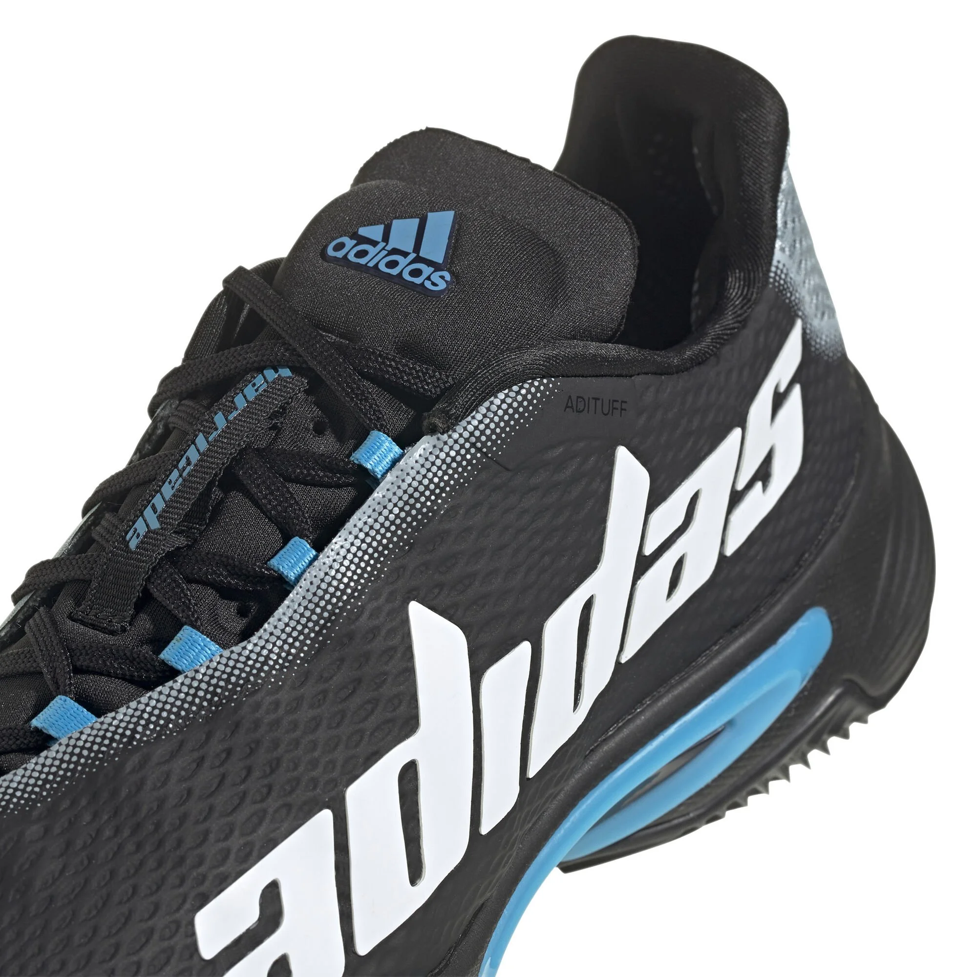 ADIDAS Barricade Scarpa Per Terra Rossa Uomini - Nero, Grigio - immagine 7