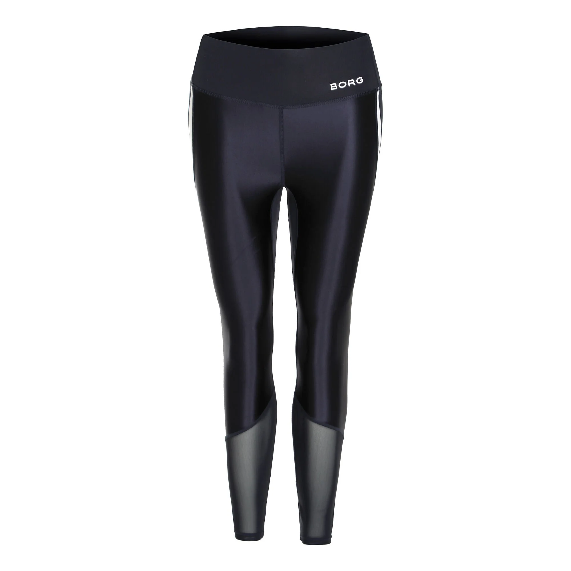 BJØRN BORG Borg High Waist Swipe Calzamaglia Donna - Blu Scuro, Bianco